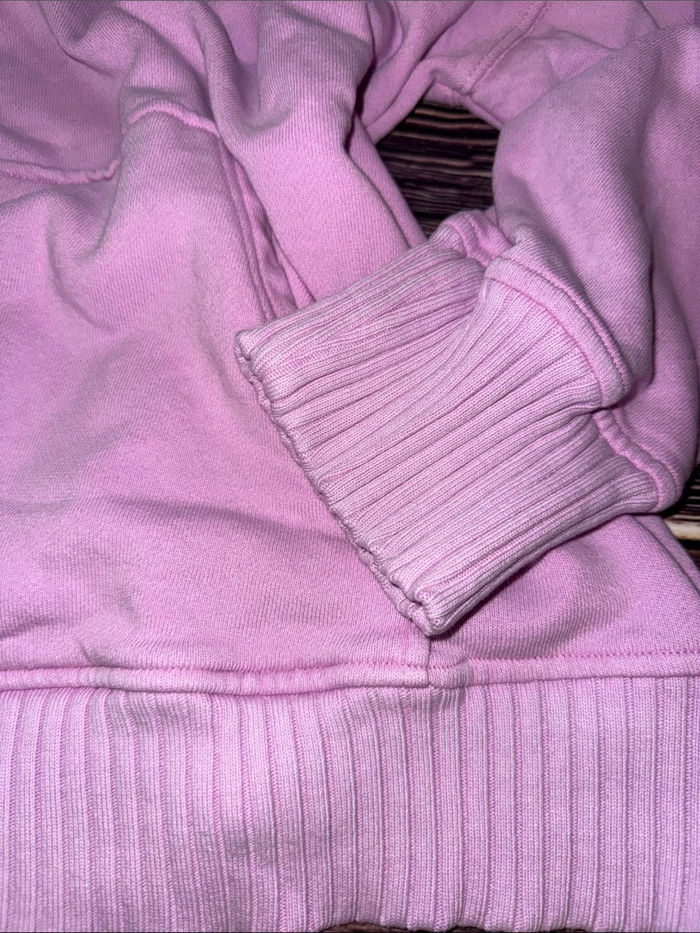 Aerie Light Purple-Pink Hooded Pullover Sweatshirt - Picture 2 of 4